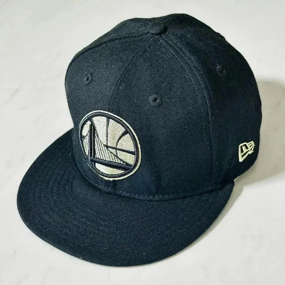 9fifty Other - New Era Golden State Warriors Black Snapback Hat Gold Logo 9Fifty Champions